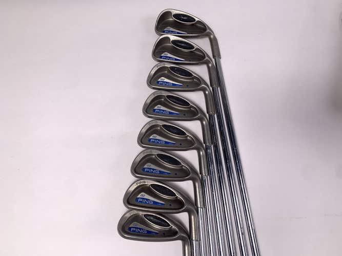 Ping G2 Iron Set 3-9+SW Blue Dot 1* Up TFC 100 Regular Steel Mens RH