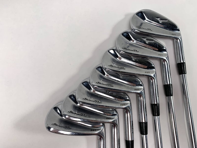 Mizuno Pro 221 Iron Set 4-PW Project X LS 6.0 Stiff Steel Mens RH