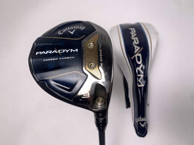 Callaway Paradym 3 Fairway Wood 15* HZRDUS 6.0 Gen 4 Dual Torsional Stiff RH HC