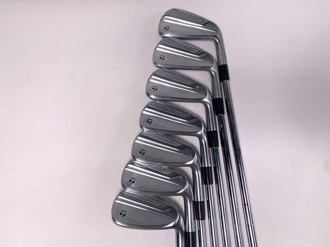 TaylorMade P790 2019 Iron Set 4-PW KBS Tour Extra Stiff Steel Mens RH