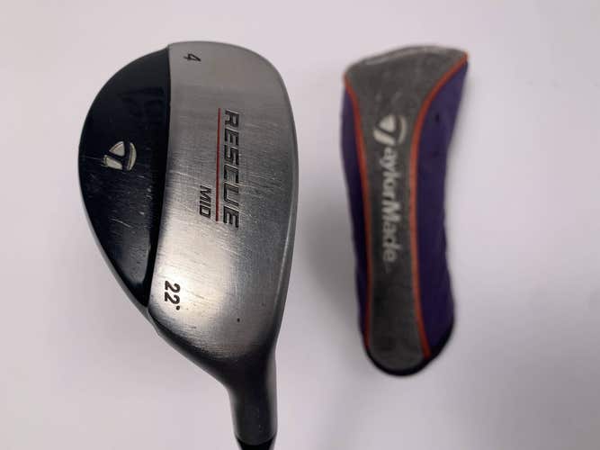 TaylorMade Rescue Mid 4 Hybrid 22* Ultralite Stiff Graphite Mens RH HC