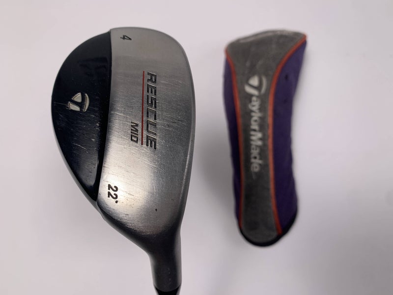 TaylorMade Rescue Mid 4 Hybrid 22* Ultralite Stiff Graphite Mens RH HC