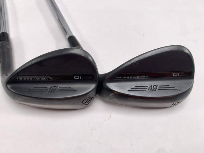 Titleist Vokey SM10 Jet Black Wedge Set 56* 10 | 60* 8 BV Wedge Steel Mens RH