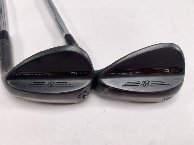 Titleist Vokey SM10 Jet Black Wedge Set 56* 10 | 60* 8 BV Wedge Steel Mens RH