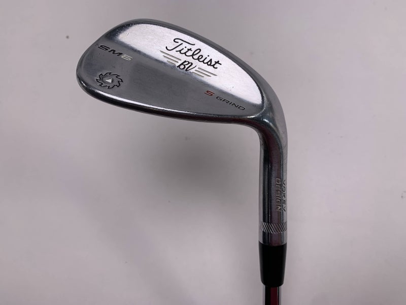 Titleist Vokey SM6 Tour Chrome Sand Wedge SW 54* 10 KBS 610 Wedge Mens RH