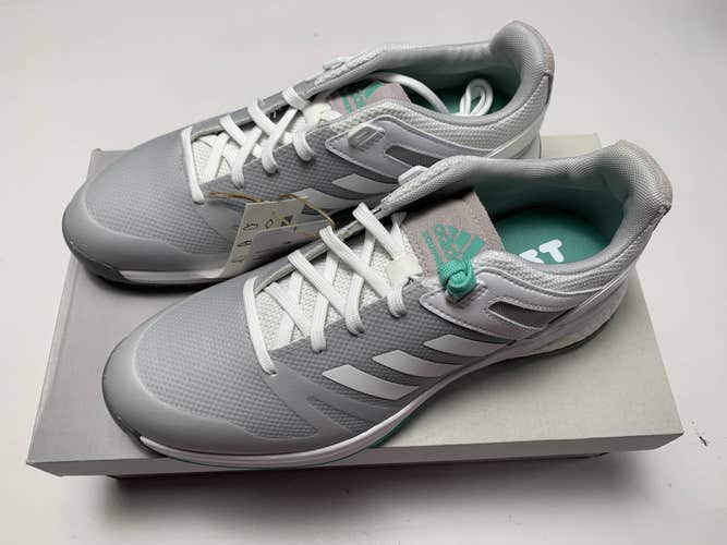 Adidas EQT SL Golf Shoes Gray White Teal Boost Women's SZ 9.5 (FW6295)
