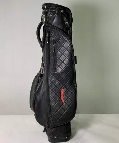 Links & Kings The Links Grove XXIII 23 Stand Bag Black 2-Way Divide Golf Bag