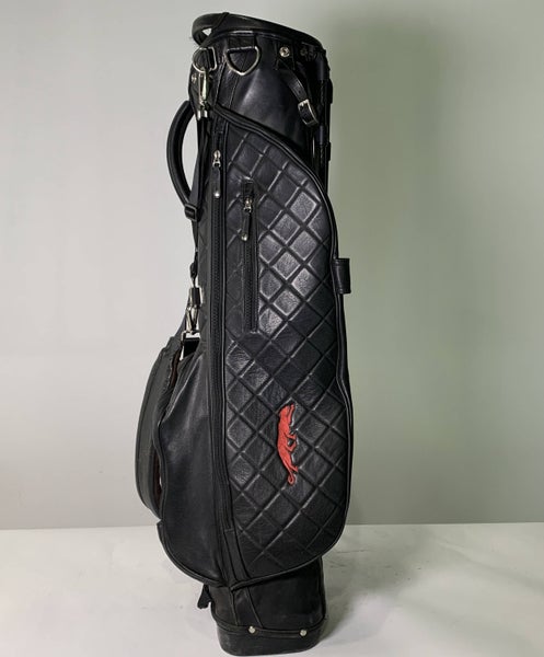 Links & Kings The Links Grove XXIII 23 Stand Bag Black 2-Way Divide Golf Bag