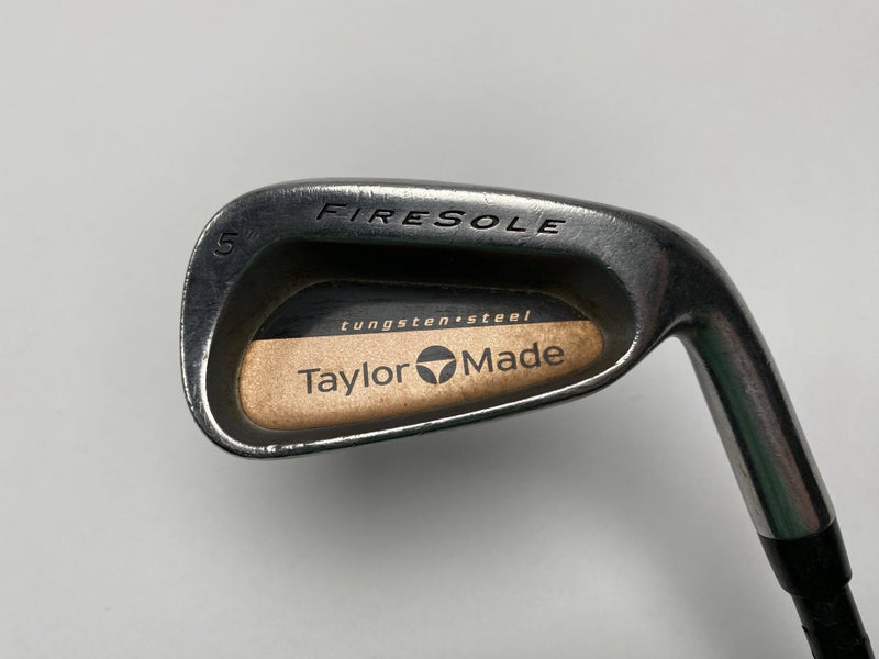 Taylormade Firesole Single 5 Iron Bubble S-90 Stiff Graphite Mens RH