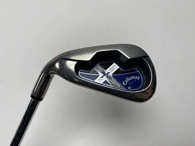 Callaway X-18 Single 6 Iron 2* Flat Uniflex Steel Mens LH Midsize Grip