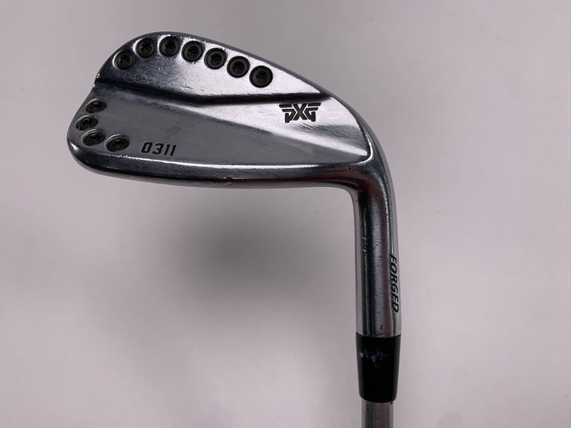 PXG 0311 Chrome Single 9 Iron KBS C-Taper Stiff Steel Mens RH Midsize Grip