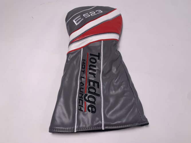 Tour Edge Hot Launch E523 Driver Headcover Grey Red White HC NEW