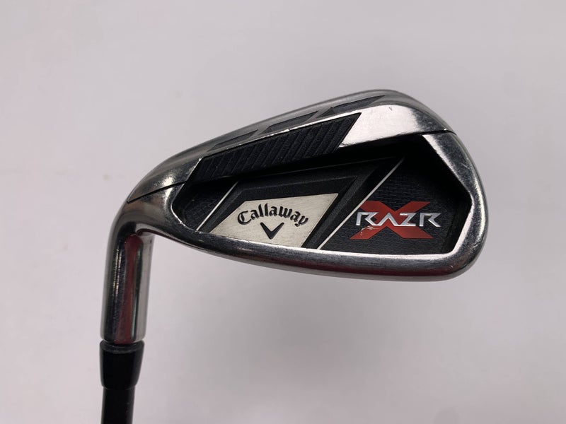 Callaway Razr X Single 9 Iron Senior Graphite Mens LH Midsize Grip