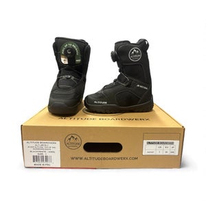 ALTITUDE "YETI JR DIAL" JR KIDS SNOWBOARD BOOTS - SIZE: 1
