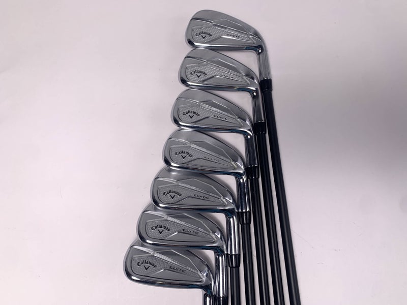 Callaway Elyte Iron Set 5-PW+GW UST Mamiya Recoil 780 F4 Stiff Graphite Mens RH