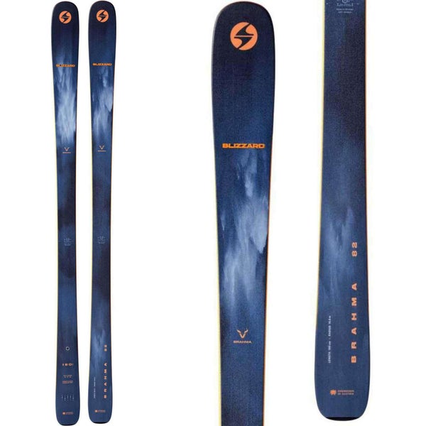 New Men's 2023 All Mountain 187 cm Blizzard Brahma 82 Skis Without Bindings