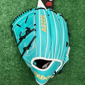 Wilson A2000 12" SA17 Left Handed Pitchers Baseball Glove - Teal Black Lefty