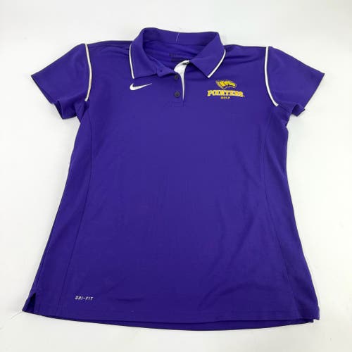 Used Purple Nike Womens UWSP Pointers Polo | Womens L | #E305