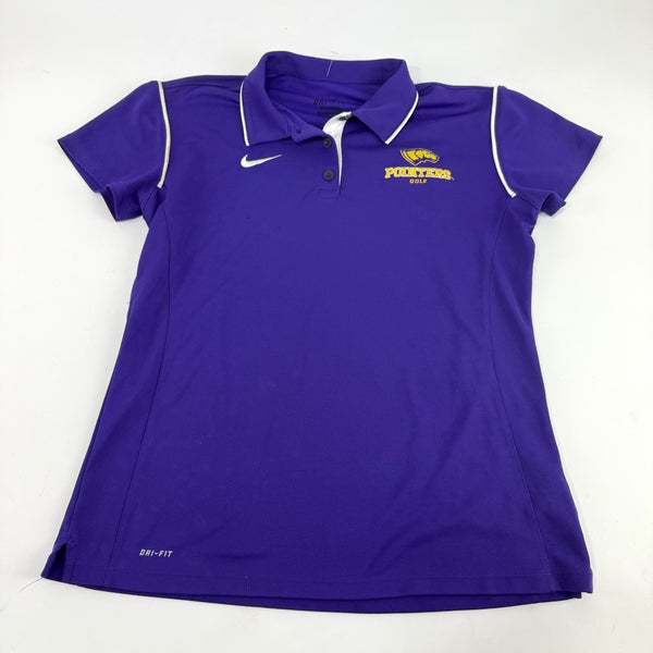 Used Purple Nike Womens UWSP Pointers Polo | Womens L | #E305