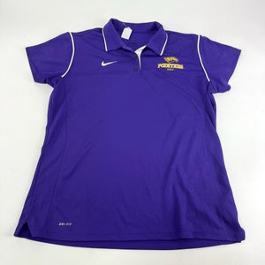 Used Purple Nike Womens UWSP Pointers Polo | Womens XL | #E306