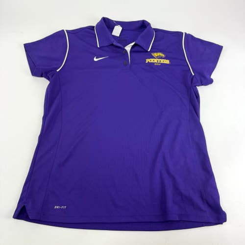 Used Purple Nike Womens UWSP Pointers Polo | Womens XL | #E306