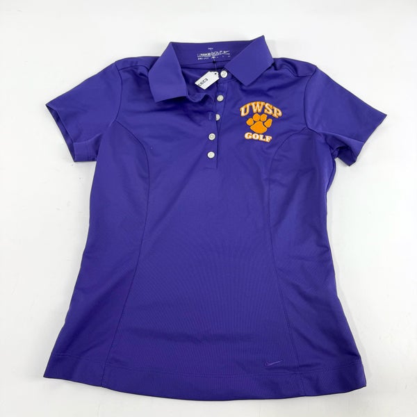 Used Purple Nike Womens UWSP Pointers Polo | Womens S | E293