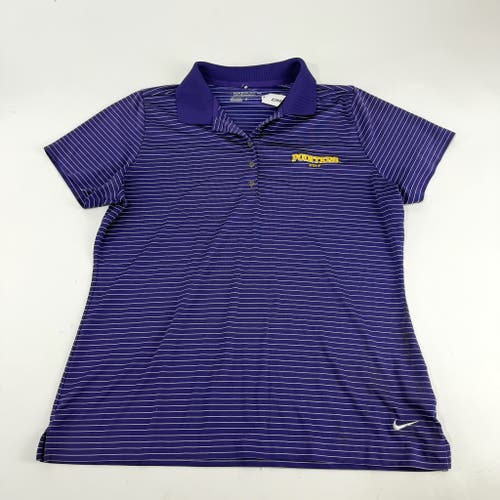 Used Purple Nike Womens UWSP Pointers Polo | Womens XL | E265