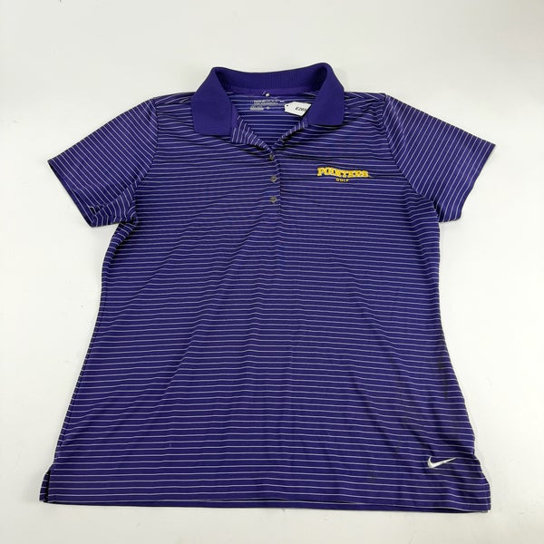 Used Purple Nike Womens UWSP Pointers Polo | Womens XL | E265