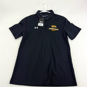 New Black Womens Under Armour UWSP Pointers Golf Polo | Womens S | E276