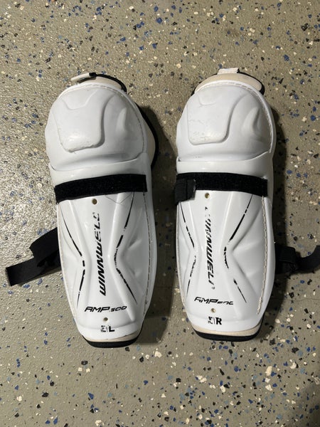 Youth Winnwell AMP 500 9" Shin Pads (Used)