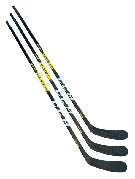 3 PACK Bauer Supreme 2S Pro LH Pro Stock Hockey Sticks 87 Flex Grip P88 Max Toe Toninato