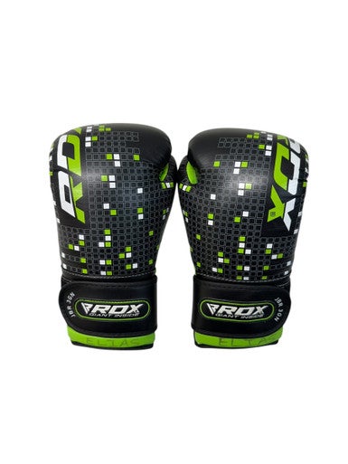 Used Boxing Gloves Black And Green SM 11835-S000201029