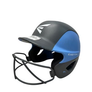 Used Easton GHOST HELMET MATTE Batting Helmet w/Mask Carolina Blue XS/S 11835-S000201064