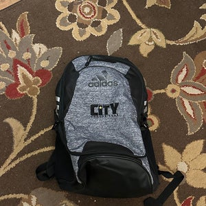 Gray Adidas Soccer Backpack