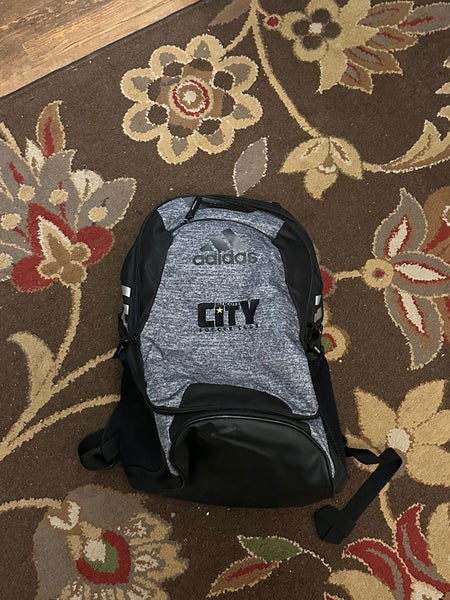 Gray Adidas Soccer Backpack