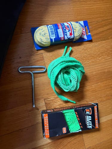skate lace tying and tightened tool and miscellaneous laces