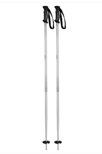 New 5TH ELEMENT SHADOW 125CM WH/GRY SKI POLES 11860-6055003WHGY125