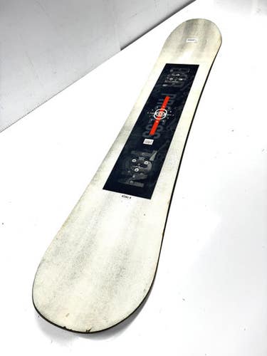 Used Burton PROCESS EXPERIENCE Mens Snowboard Only White 157 cm 11860-S000301166