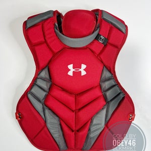Under Armour Men's UA Converge II Red Catcher's Chest Protector
