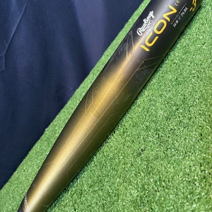 2023 Rawlings Icon Composite BBCOR Certified (-3) 34"/31oz Bat (Used)