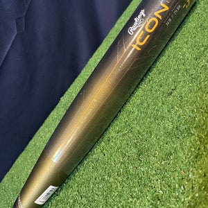 2023 Rawlings Icon Composite BBCOR Certified (-3) 34"/31oz Bat (New)