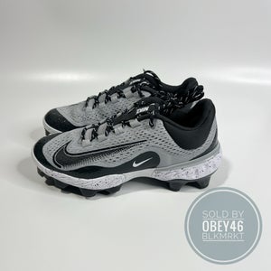 Nike Alpha Huarache Elite 4 MCS  Baseball Cleats Grey