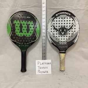 Platform Tennis Paddles - Wilson + Viking Package
