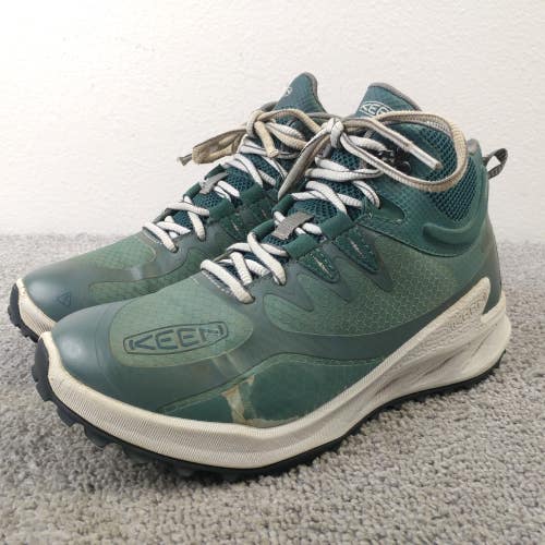 KEEN Zionic Mid Waterproof Boots Dark Forest Sea Moss Womens Size 8.5 Shoes