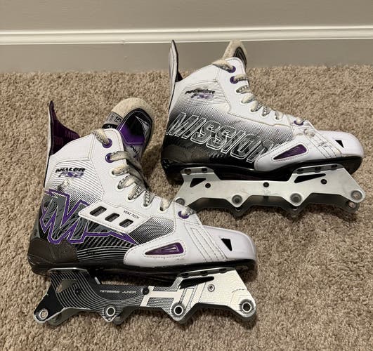 Mission Inline Hockey Skates Size 5.5 FIT2 (Used)