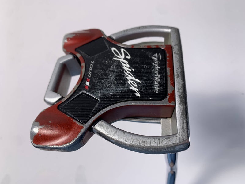 TaylorMade Spider Tour Silver Double Bend Putter 34" Mens RH
