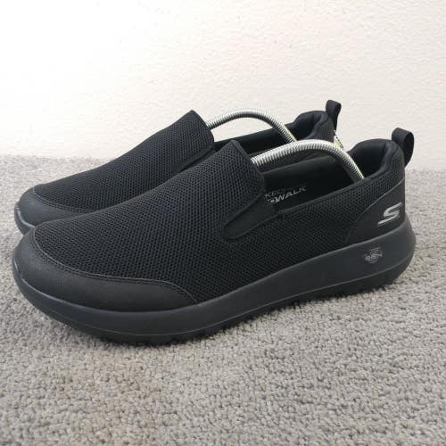Skechers Go Walk Max Clinched Slip On Sneaker Mens Size 11 Comfort Shoes Black