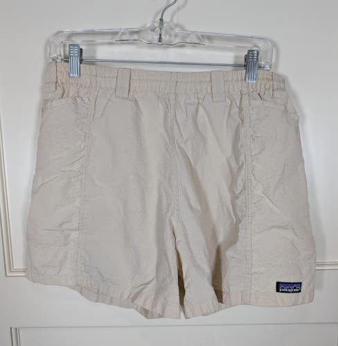 Vintage Patagonia Baggies Shorts Mesh Lined Women's Size: M Beige