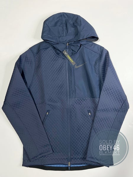 Nike Therma Navy Blue Training Running Jacket BV3998-452 Men's Size Small