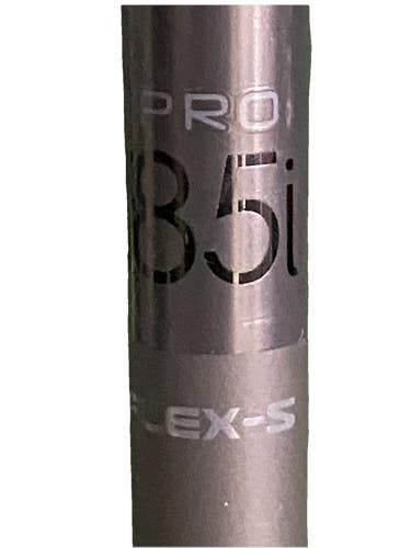 Fujikura Pro 85i Stiff Graphite  36.25" Iron Shaft Pull .370 Tip Diameter S-Flex